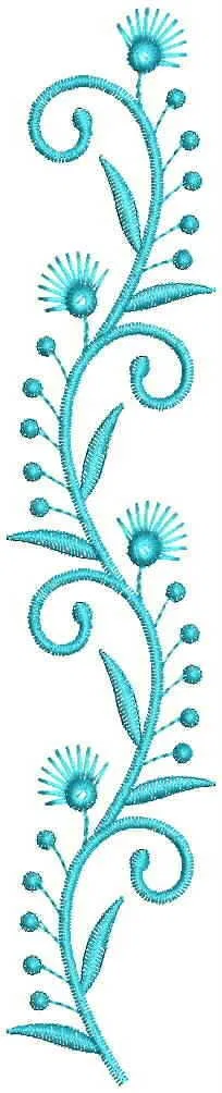Borders Design 7407 - Flowers Well Border