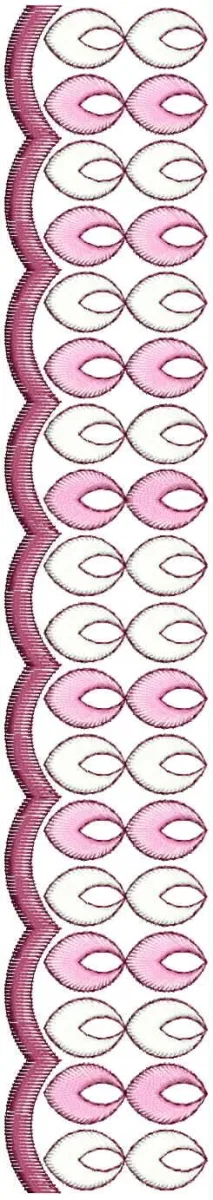 Borders Design 7478 - Cut Work Lace Border