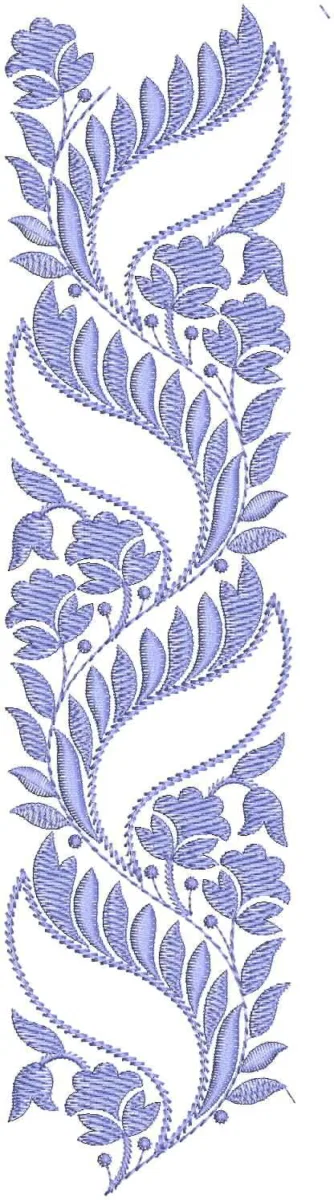Borders Design 7603 - Flowers Well Border