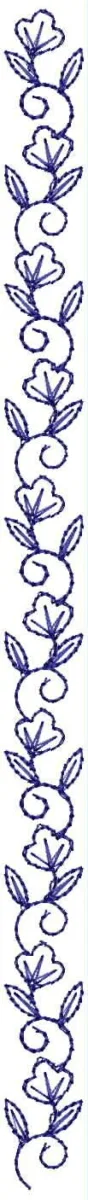 Borders Design 7635 - Flowers Well Border