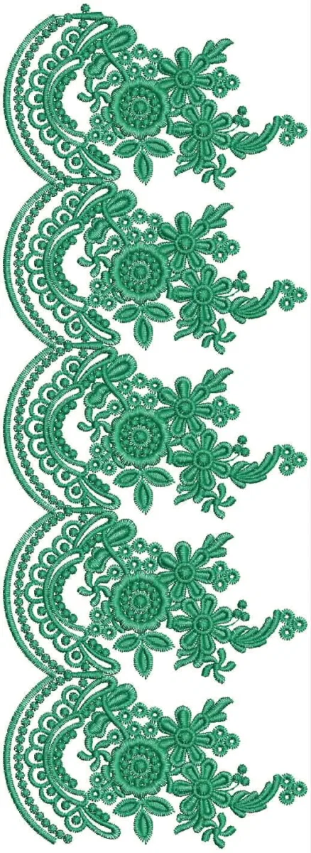 Borders Design 7801 - Cut Work Lace Border