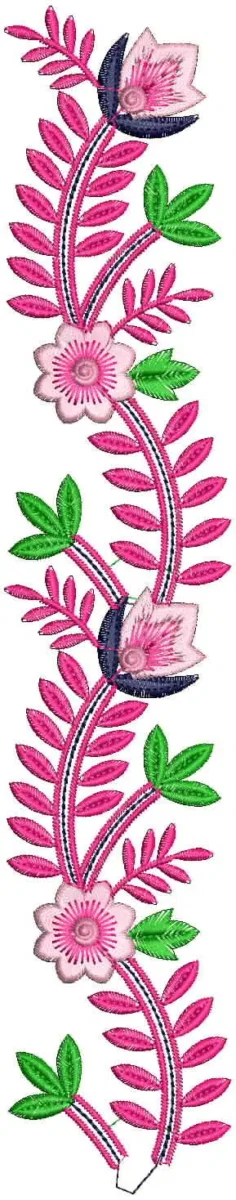 Borders Design 7844 - Flowers Well Border