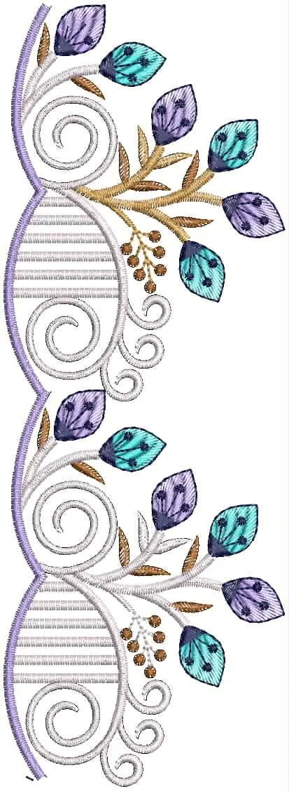 Borders Design 8024 - Cut Work Lace Border