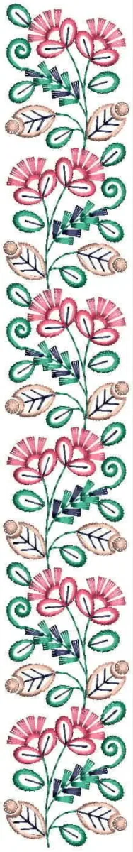 Borders Design 8317 - Flowers Well Border