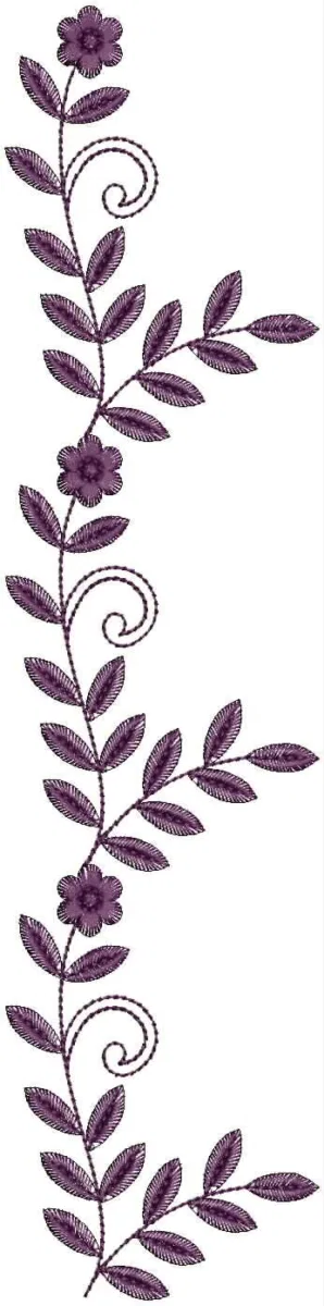 Borders Design 8577 - Flowers Well Border