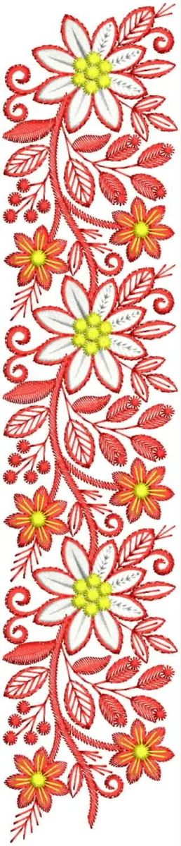 Borders Design 8669 - Flowers Well Border