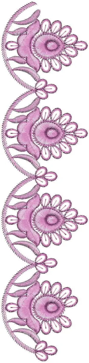 Borders Design 8735 - Cut Work Lace Border