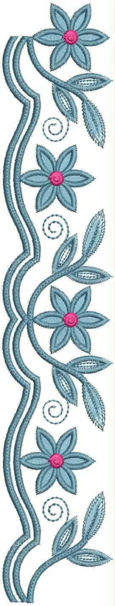 Borders Design 8754 - Fancy Cut Work Lace Border