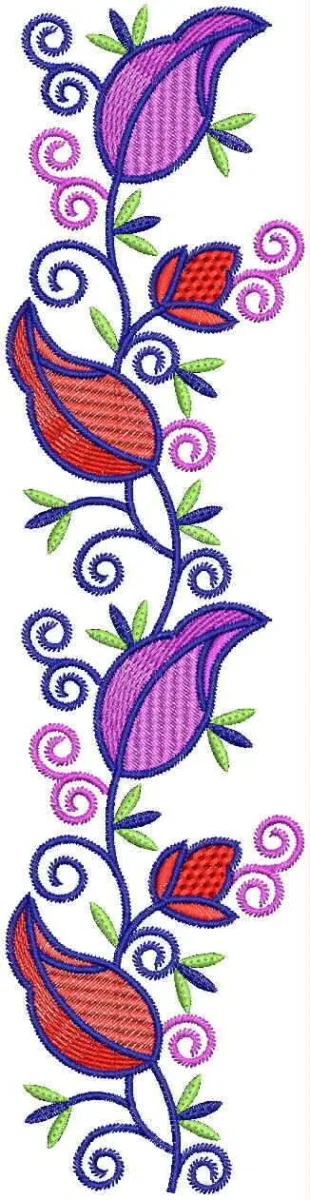 Borders Design 8792 - Flowers Well Border