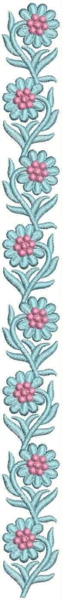 Borders Design 8917 - Flowers Well Border