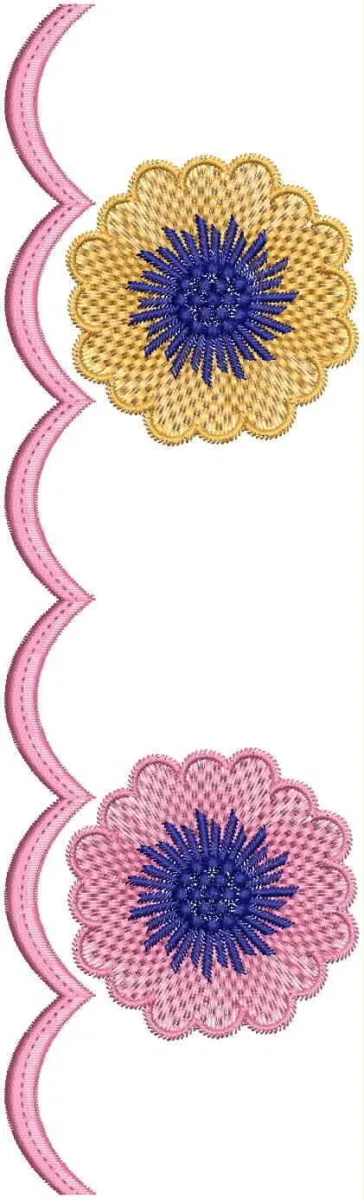 Borders Design 8968 - Cut Work Lace Border