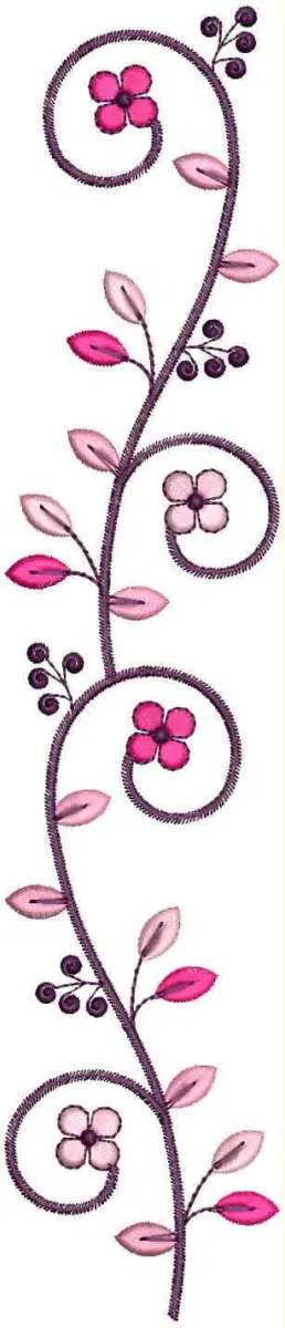 Borders Design 9067 - Flowers Well Border