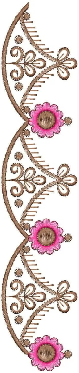 Borders Design 9264 - Cut Work Lace Border Cut Work Lace Bord