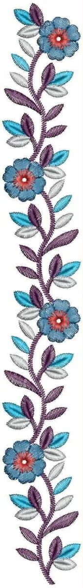 Borders Design 9268 - Flowers Well Border