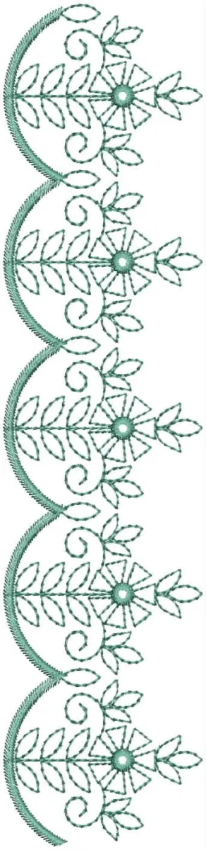 Borders Design 9409 - Cut Work Lace Border