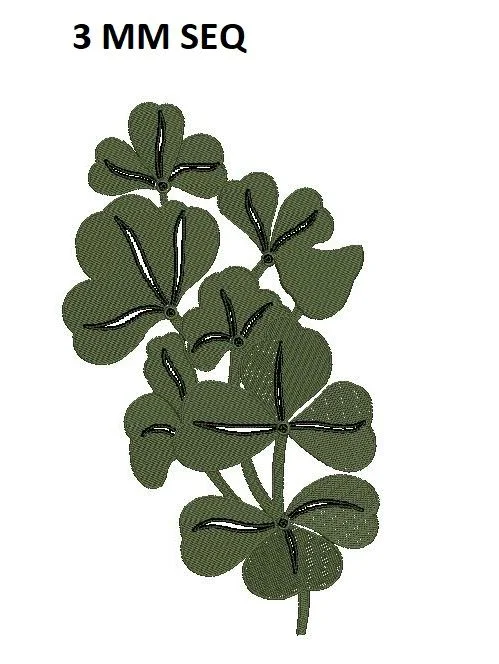 Butta Design 1058 - 3 Mm Seq Unique Flowers Butta