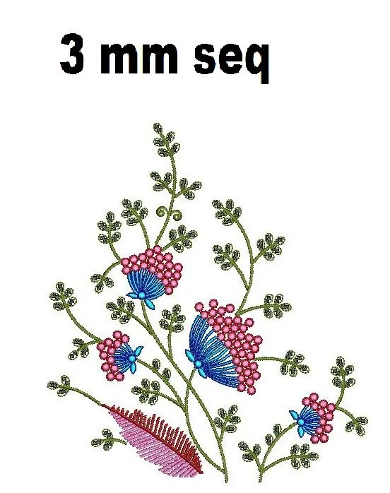 Butta Design 500 - 3 Mm Seq Awesome Flowers Butta