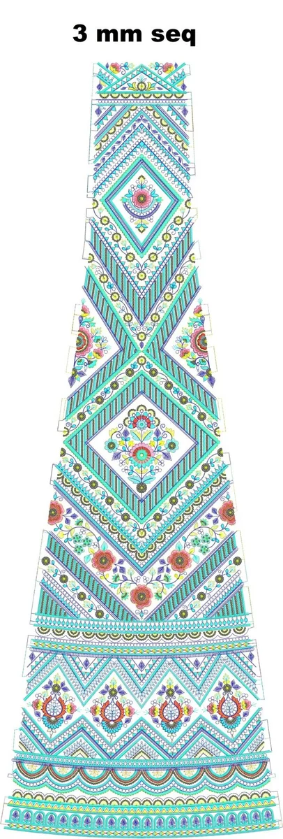 Lehenga Design 1695 - 3 Mm Seq Heavy Concept Lehengha Kali