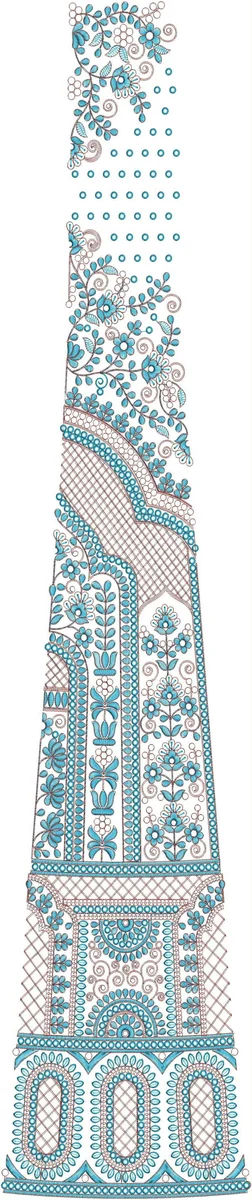 Lehenga Design 3074 - New Pattern Lehengha Kali