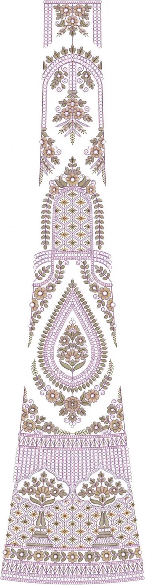 Lehenga Design 3420 - New Pattern Lehengha Kali