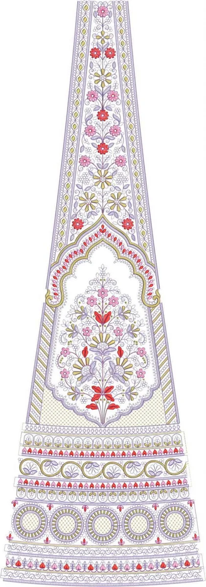 Lehenga Design 5512 - Beautiful Lehengha Kali