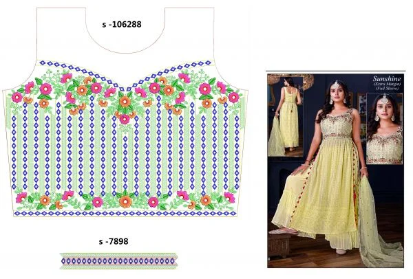 Lehenga Design 988 - Design 290901 Nayra Concept Anarkali Readymade Suit Duptta