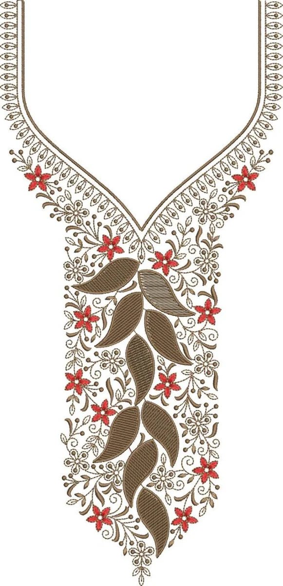 Neck Design 1456 - Awesome Neck & Gala