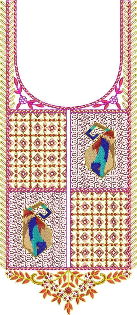 Neck Design 159 - Beautiful Neck & Gala