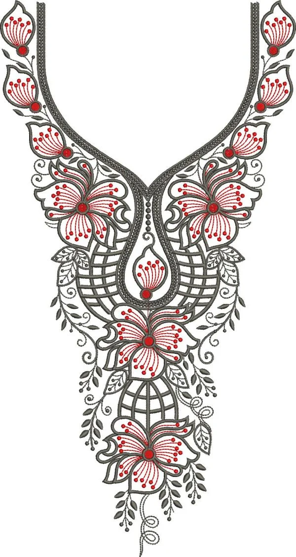 Neck Design 1645 - Design 440943 Beautiful Neck & Gala