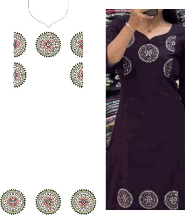 Neck Design 1699 - Design 441145 Beautiful Neck & Top & Kurtie Un