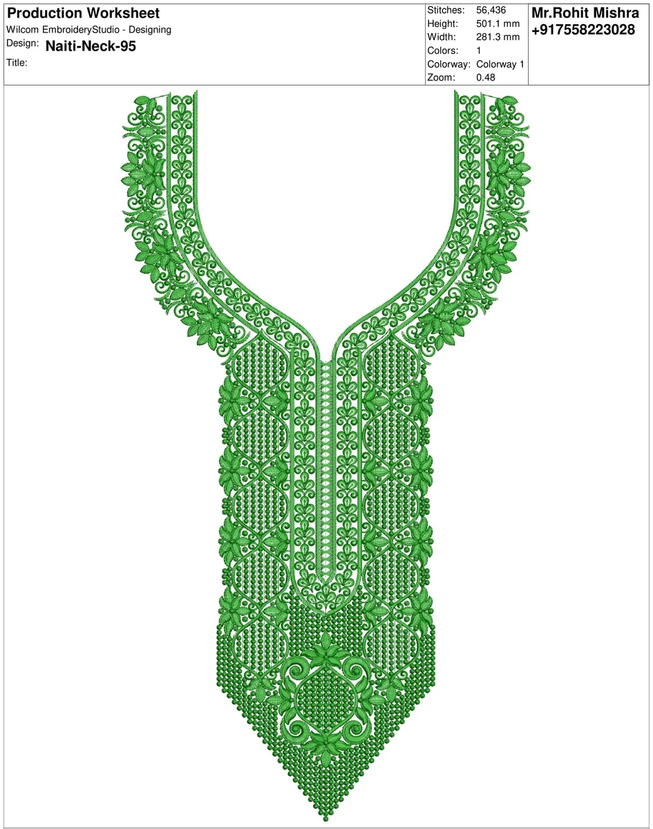 Neck Design 2102 - Naiti Neck 95