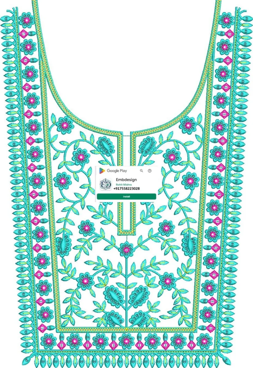 Neck Design 2165 - Neck Tabla Patty 5