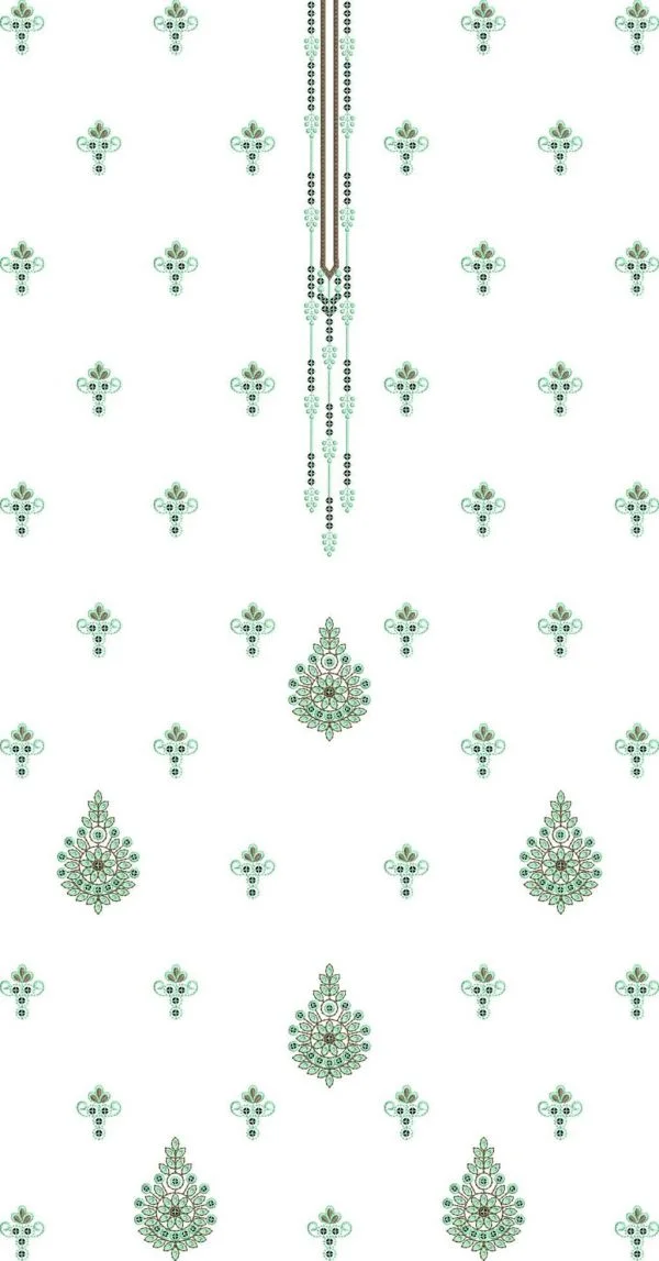 Neck Design 2385 - Pakistani Single Head Neck Suit
