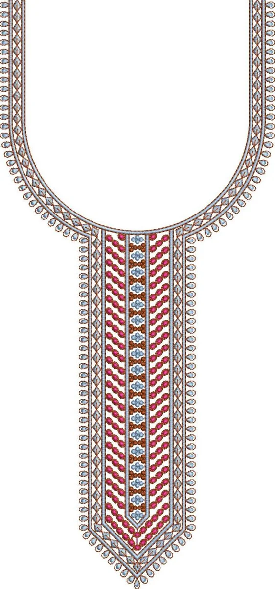 Neck Design 353 - Unique Neck & Gala