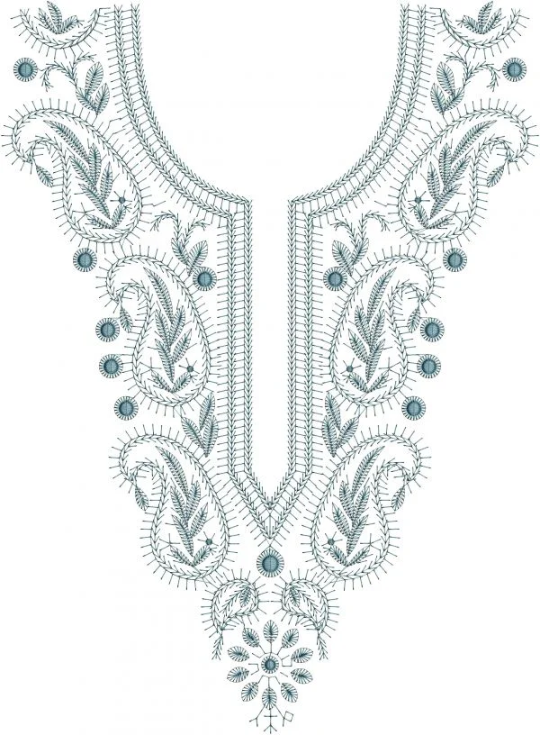 Neck Design 376 - Unique Neck & Gala