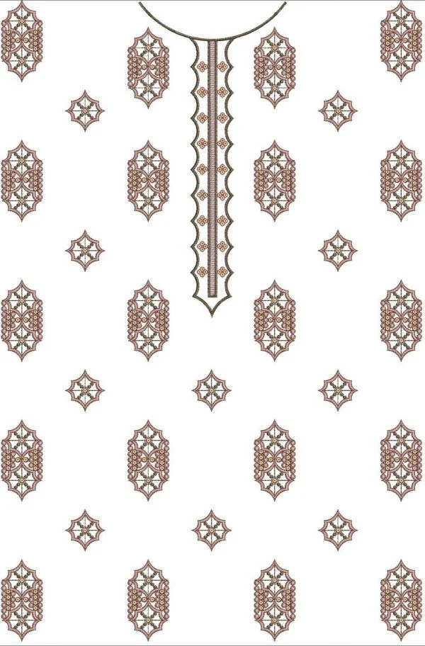 Neck Design 4148 - Pakistani Single Head Neck Suit