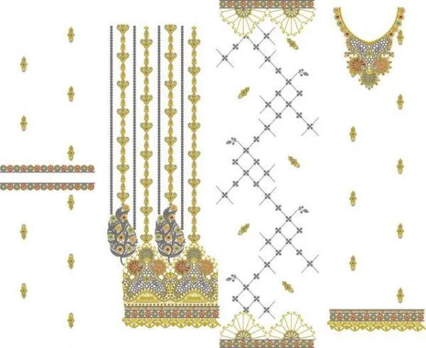 Neck Design 4924 - Neck Daman