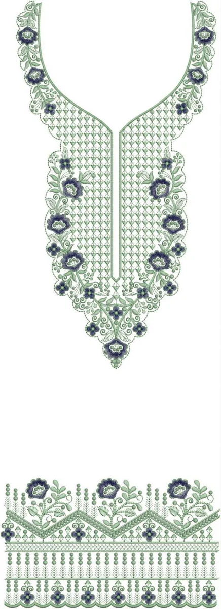 Neck Design 54 - Beautiful Neck & Gala