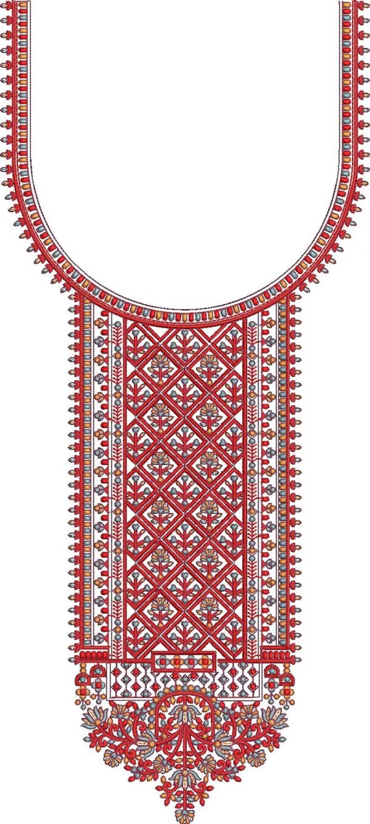 Neck Design 561 - Beautiful Neck & Gala