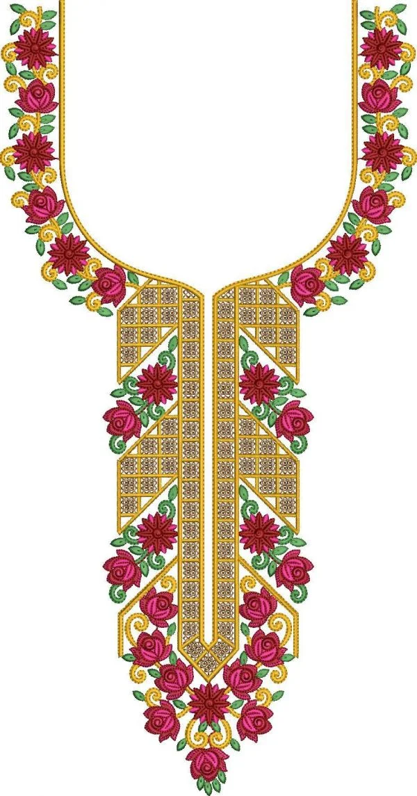 Neck Design 586 - Beautiful Neck & Gala