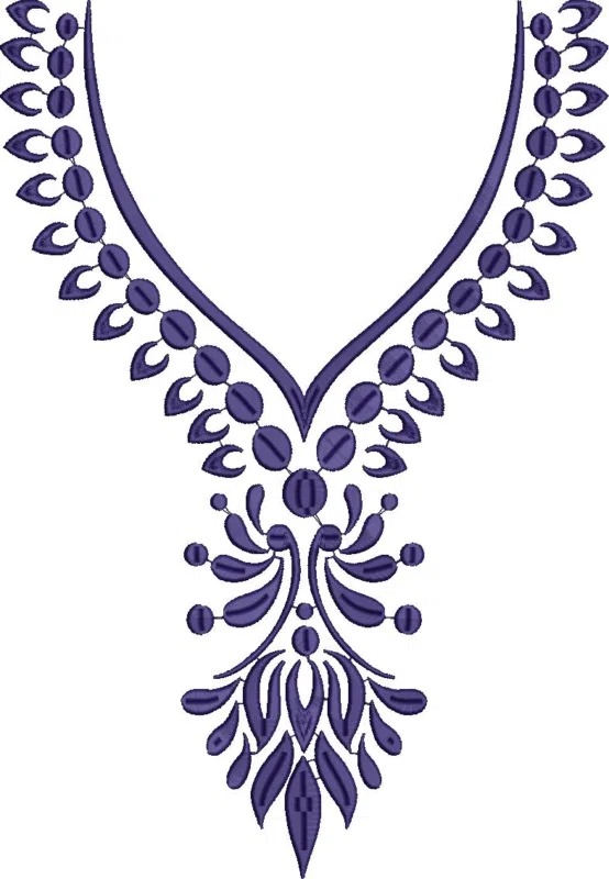 Neck Design 5992 - Arabian Neck High Quality Embroidery Free Design 46289