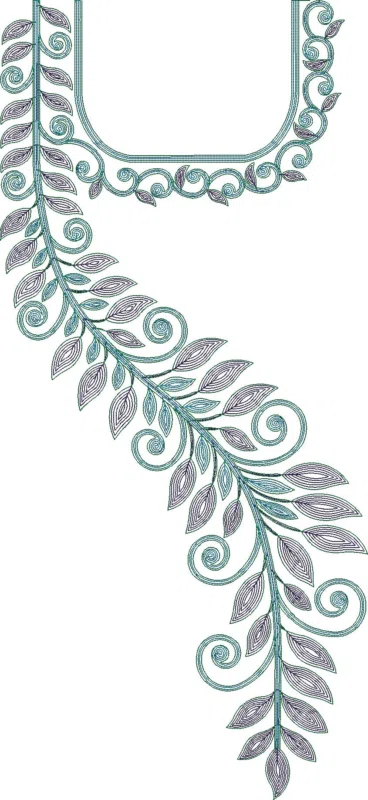 Neck Design 6251 - Arabic Fashion Cording Neck Design, Arabick Cordin 53475