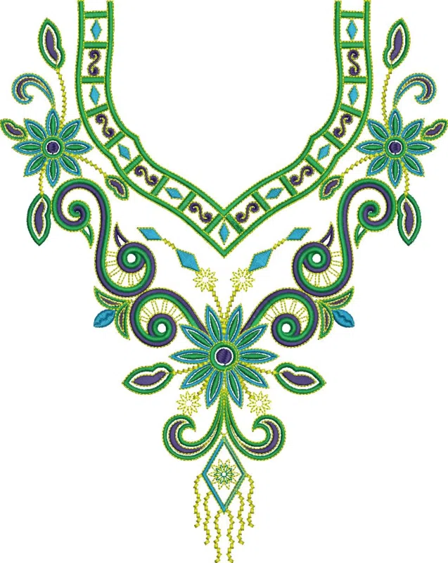Neck Design 6495 - Arabic Neck Embroidery Designs (67) 45697