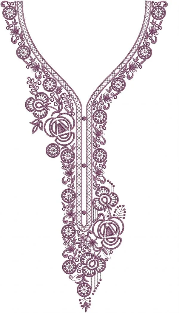 Neck Design 763 - Unique Neck & Gala