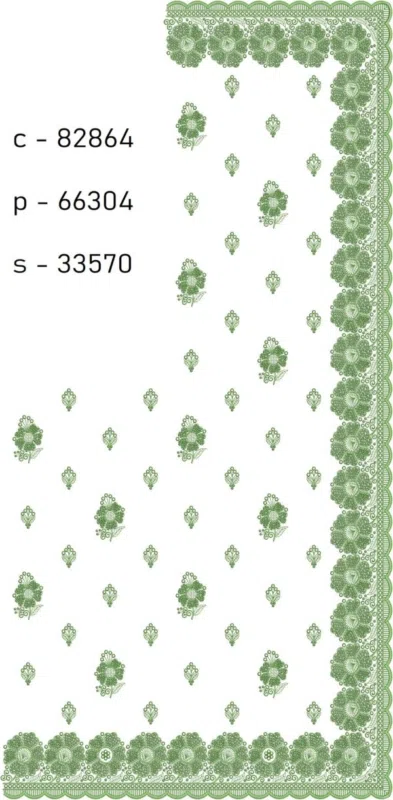 Saree Design 13409 - Awesome Border C Pallu Skirt Saree 376844