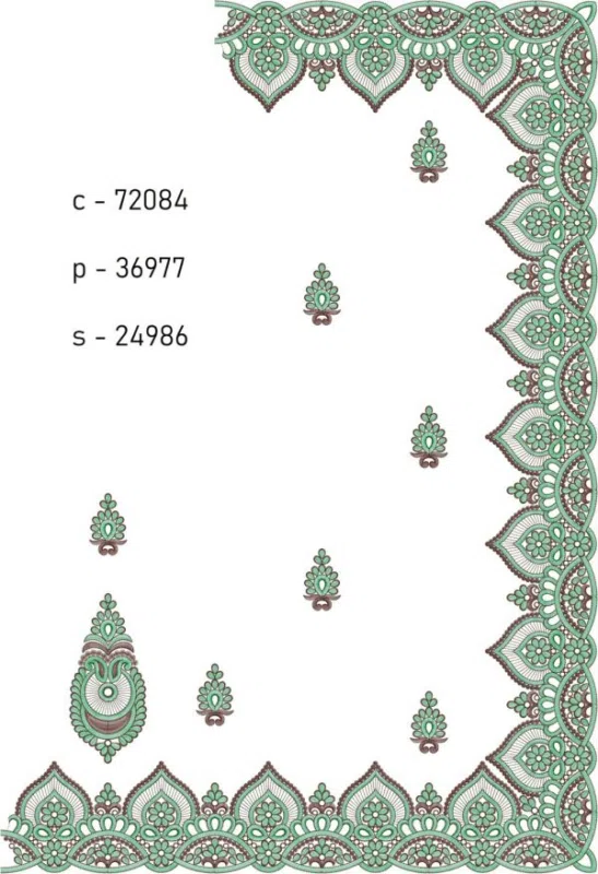 Saree Design 17846 - Awesome Border C Pallu Skirt Saree 353789
