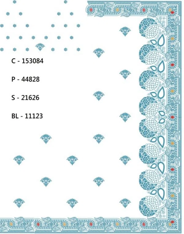 Saree Design 21679 - Modern Border C Pallu Skirt Saree 305485