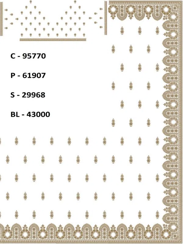 Saree Design 24129 - Awesome Border C Pallu Skirt Saree 287450