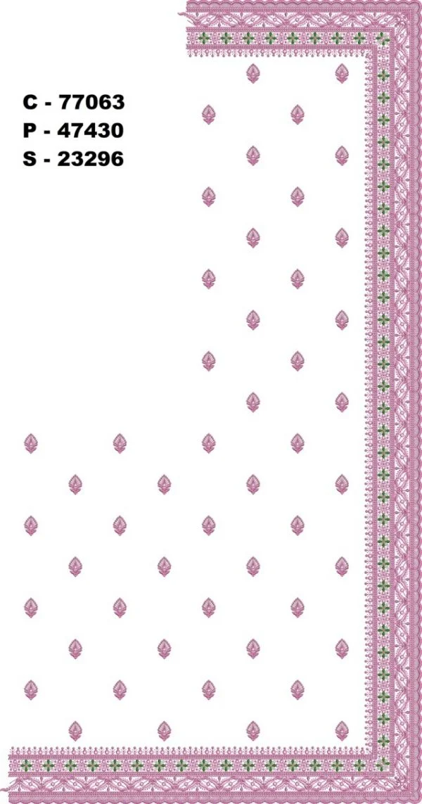 Saree Design 5509 - Awesome Border C Pallu Skirt Saree