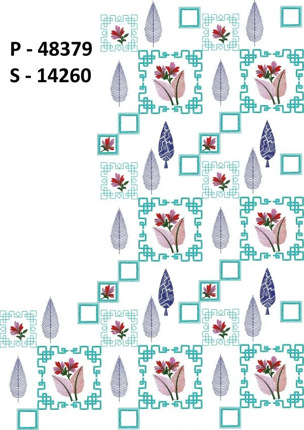 Saree Design 609 - New Pattern Pallu Skirt Saree